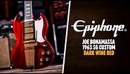 Peach Picks | Epiphone Joe Bonamassa 1963 SG Custom - Dark Wine Red