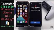 Can't Transfer All iPhone Data to New iPhone Fixed | iPhone Data Transfer Cancelled Error