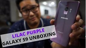 Lilac Purple Galaxy S9 Unboxing