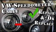 How VW Speedometer Cable Works - Repair or Replace