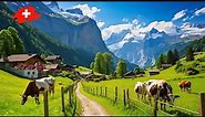 Lauterbrunnen🇨🇭 The Most Heavenly Beautiful Place In Switzerland, Walking Tour - Grindelwald
