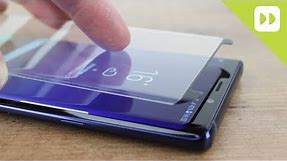 Olixar Samsung Galaxy Note 9 Glass Screen Protector (Case Compatible) - Installation Guide & Review