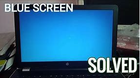 Laptop stuck on blue screen windows 10 solved