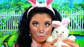 Cute Bunny Rabbit Costume Makeup!
