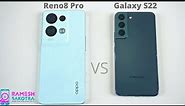 Oppo Reno8 Pro 5g vs Samsung Galaxy S22 5g Speed and Camera Comparison