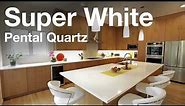 3cm Super White Pental Quartz - Crowley's Granite Concepts Inc.