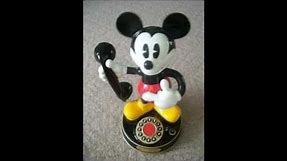 Mickey Mouse 1 Telephone - Vintage Telemania/Segan