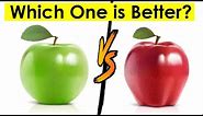 🍏Green Apple Vs 🍎Red Apple | Which One is Better?