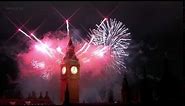 London Fireworks 2012 in full HD - New Year Live - BBC One