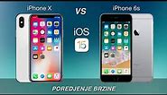 iPhone X vs iPhone 6s | Poredjenje brzine | iOS 15