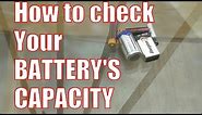How to check battery capacity