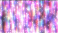 Beautiful Light Sparkle Star Particles and Shiny Rainbow Spectrum 4K Motion Background for Edits