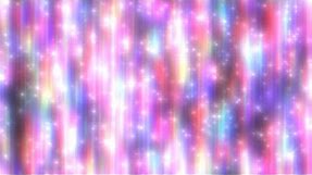 Beautiful Light Sparkle Star Particles and Shiny Rainbow Spectrum 4K Motion Background for Edits