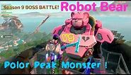 Fortnite BOSS BATTLE!* Season 9 "Robot Bear VS Polar Peak Monster!