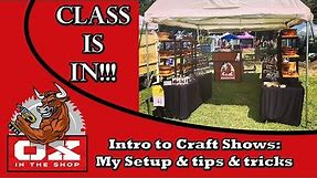 Craft Shows: Tips and Tricks, My Booth Setup