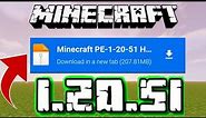Minecraft PE 1.20.51 official version released | Minecraft 1.20.51 latest version |M Ahmad plays