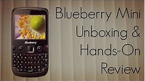 Blueberry Mini Mobile Phone Unboxing & Hands-On Review