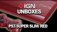 Garnet Red PS3 Super Slim Unboxing