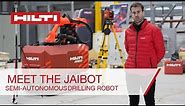Meet the Jaibot: Semi-Autonomous Drilling Robot