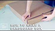 Make an Easy Cardboard Box from Scratch