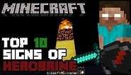 How to know if HEROBRINE is in your Minecraft World