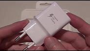 SAMSUNG - Travel Adapter / Fast Charge (15W) / Micro USB-Cable - Unboxing - MusicVersion