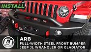 2018-2020 Jeep JL or Gladiator | ARB Full-Width Steel Front Bumper