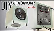 DIY Powered Subwoofer with Passive Radiator Build