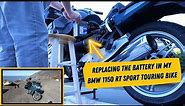 BMW R1150RT Battery Installation & Quick Introduction