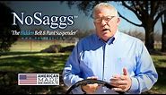 NoSaggs - The Hidden Belt & Pant Suspender: How it works