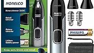 Philips Norelco Nose Trimmer 5000, for Nose, Ears, Eyebrows, Black and Silver, NT5600/42