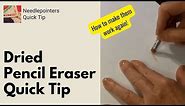 How to Make Dried Pencil Erasers Work Again (Quick Tip)