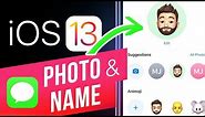iOS 13: How to Set a Profile Picture & Display Name in iMessage? Customize your iMessage Profile