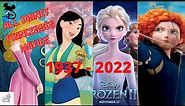 ALL Disney Princesses Movies from 1937 - 2022 !