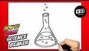How to draw Science Beaker