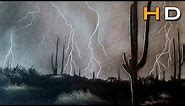 How to Draw a Realistic Thunderstorm Step by Step - Storm and Lighting Strike