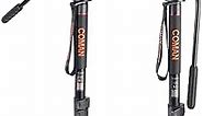 Monopod with Feet, Coman Professional Video Camera Monopod with Tripod Stand 70.6 inch Max Load 22 Lbs for Cameras, Canon, Nikon, Sony, DSLR, Video Camcorder