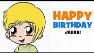 HAPPY BIRTHDAY JABARI!