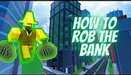 How To ROB The BANK | Roblox Jailbreak