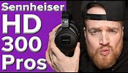 SENNHEISER HD300 PRO Headphones Unboxing, Review & Sound Comparison With Sonarworks.