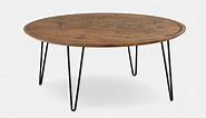 AIDEN mango wood coffee table 90 cm | Structube