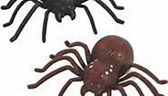 Fun Express Halloween Wind Up Spider Toys - Set of 12, Large Size 5 inch x 4 inch - Party Favors and Handouts