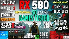 RX 580: Test in 50 Games in 2023 | Epic Gaming Performance