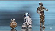 Star Wars droids at the Oscars