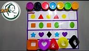 Learn shapes,colors and pattern for kids with Play-Doh Shape & Learn