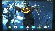 Halloween Live Wallpaper - beautiful free animated screensaver for Android phones and tablets
