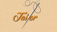 how to make a logo tailor tutorial for beginners||tailor master logo design in illustrator||RGD