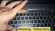 how to volume up and down in laptop shortcut keys || volume increase in keyboard shortcut key