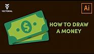How to Draw a Money icon in Adobe Illustrator