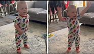 Baby dances to Bruno Mars, shows off adorably impressive moves